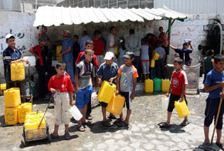 Gaza ghetto aches with thirst for water